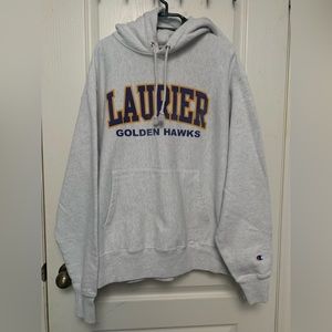 Laurier Golden Hawks Champion hoodie XL